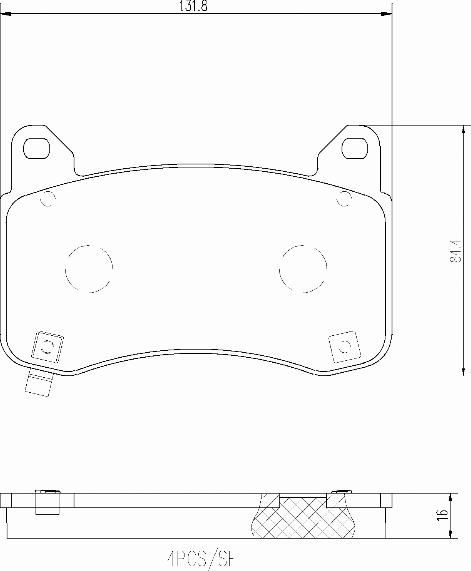 Brembo P09029N - Komplet Pločica, disk-kočnica www.molydon.hr