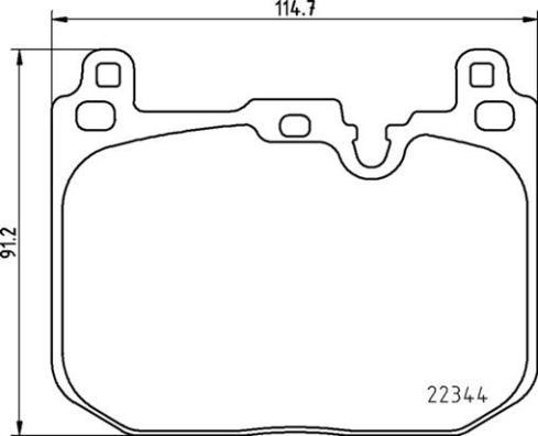 Brembo P 06 097 - Komplet Pločica, disk-kočnica www.molydon.hr