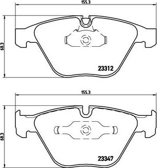 Brembo P 06 046 - Komplet Pločica, disk-kočnica www.molydon.hr