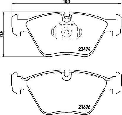 Brembo P 06 042 - Komplet Pločica, disk-kočnica www.molydon.hr