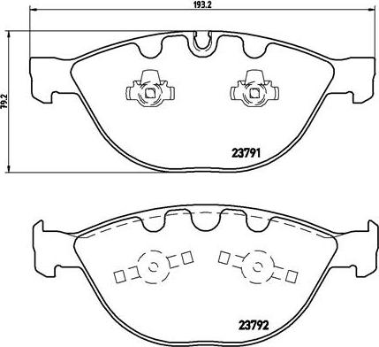 Brembo P 06 047 - Komplet Pločica, disk-kočnica www.molydon.hr