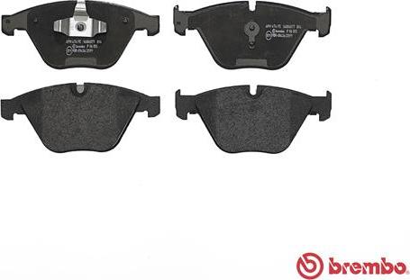 Brembo P 06 055 - Komplet Pločica, disk-kočnica www.molydon.hr