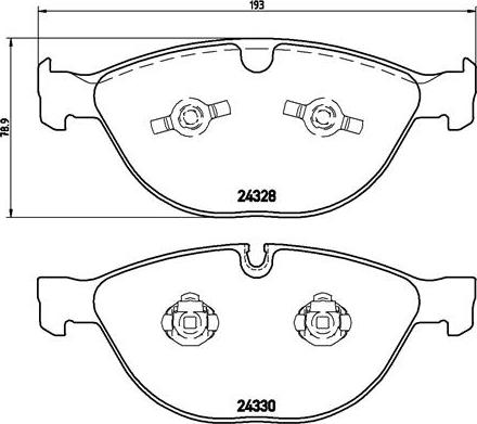 Brembo P 06 066 - Komplet Pločica, disk-kočnica www.molydon.hr