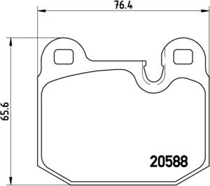 Brembo P 06 006 - Komplet Pločica, disk-kočnica www.molydon.hr