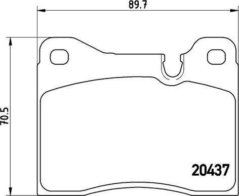 Brembo P06002N - Komplet Pločica, disk-kočnica www.molydon.hr