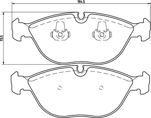 Brembo P 06 019 - Komplet Pločica, disk-kočnica www.molydon.hr