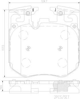 Brembo P06106N - Komplet Pločica, disk-kočnica www.molydon.hr