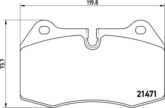 Brembo P 06 018 - Komplet Pločica, disk-kočnica www.molydon.hr