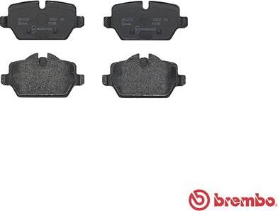 Brembo P 06 080 - Komplet Pločica, disk-kočnica www.molydon.hr