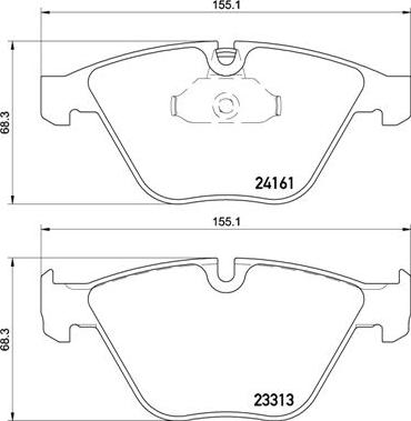 Brembo P 06 081 - Komplet Pločica, disk-kočnica www.molydon.hr