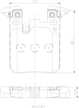 Brembo P06087N - Komplet Pločica, disk-kočnica www.molydon.hr