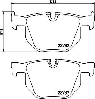 Brembo P 06 033 - Komplet Pločica, disk-kočnica www.molydon.hr