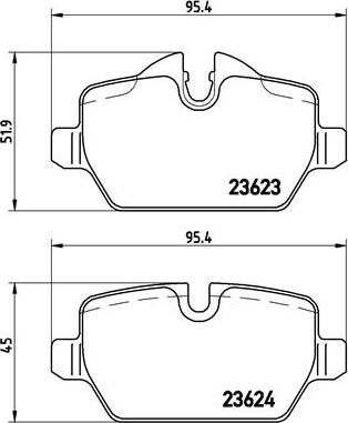 Brembo P 06 037X - Komplet Pločica, disk-kočnica www.molydon.hr