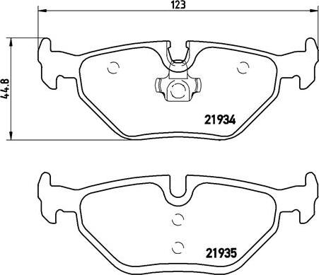 Brembo P 06 025 - Komplet Pločica, disk-kočnica www.molydon.hr