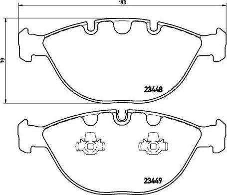 Brembo P 06 028 - Komplet Pločica, disk-kočnica www.molydon.hr