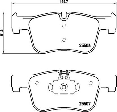 Brembo P 06 070 - Komplet Pločica, disk-kočnica www.molydon.hr