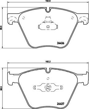 Brembo P 06 073 - Komplet Pločica, disk-kočnica www.molydon.hr