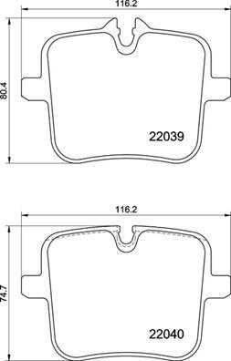 Brembo P 06 109 - Komplet Pločica, disk-kočnica www.molydon.hr