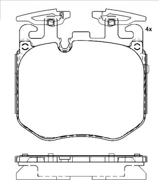 Brembo P 06 106 - Komplet Pločica, disk-kočnica www.molydon.hr