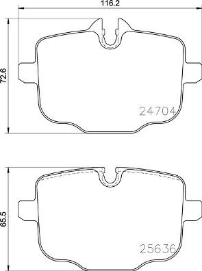 Brembo P 06 101 - Komplet Pločica, disk-kočnica www.molydon.hr