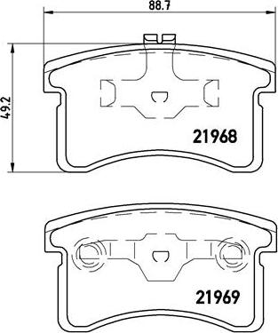 Brembo P 16 006 - Komplet Pločica, disk-kočnica www.molydon.hr