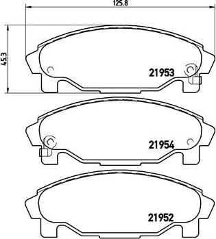 Brembo P 16 007 - Komplet Pločica, disk-kočnica www.molydon.hr