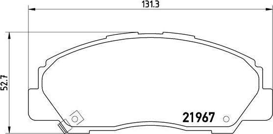 Brembo P 16 010 - Komplet Pločica, disk-kočnica www.molydon.hr