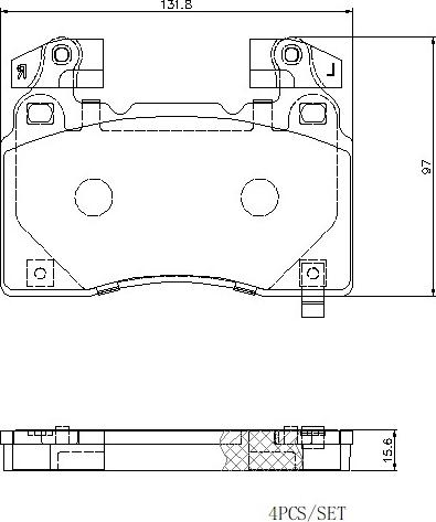 Brembo P 10 064E - Komplet Pločica, disk-kočnica www.molydon.hr