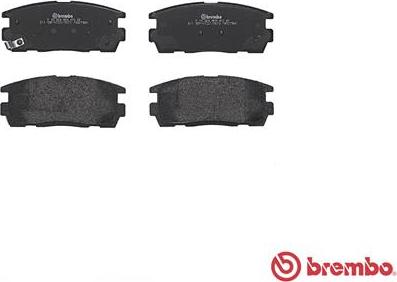 Brembo P 10 004 - Komplet Pločica, disk-kočnica www.molydon.hr