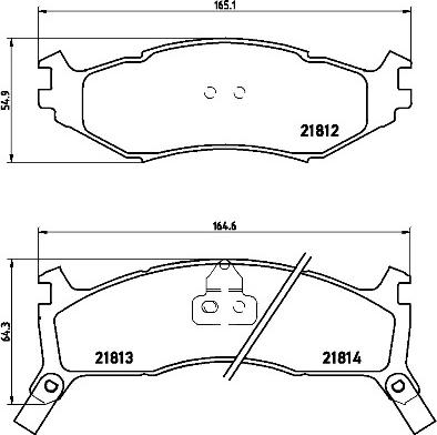 Brembo P 11 006 - Komplet Pločica, disk-kočnica www.molydon.hr