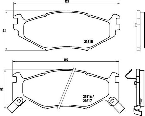 Brembo P 11 007 - Komplet Pločica, disk-kočnica www.molydon.hr