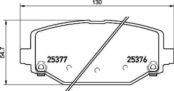 Brembo P 11 032 - Komplet Pločica, disk-kočnica www.molydon.hr