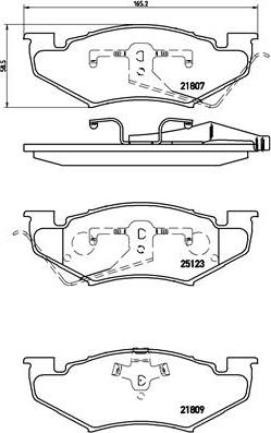 Brembo P 11 020 - Komplet Pločica, disk-kočnica www.molydon.hr