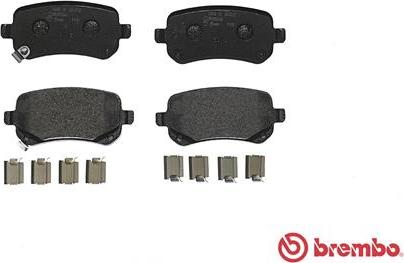 Brembo P 11 021 - Komplet Pločica, disk-kočnica www.molydon.hr