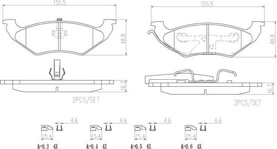 Brembo P11027N - Komplet Pločica, disk-kočnica www.molydon.hr