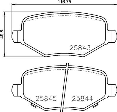 Brembo P 18 029 - Komplet Pločica, disk-kočnica www.molydon.hr