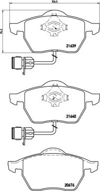 Brembo P 85 040 - Komplet Pločica, disk-kočnica www.molydon.hr