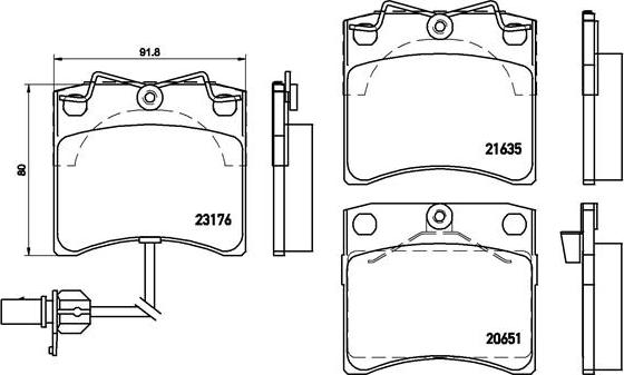 Brembo P 85 048 - Komplet Pločica, disk-kočnica www.molydon.hr