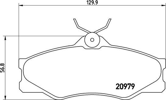 Brembo P 85 008 - Komplet Pločica, disk-kočnica www.molydon.hr