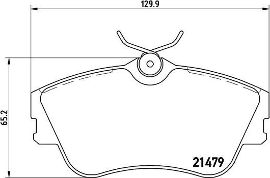 Brembo P 85 029 - Komplet Pločica, disk-kočnica www.molydon.hr