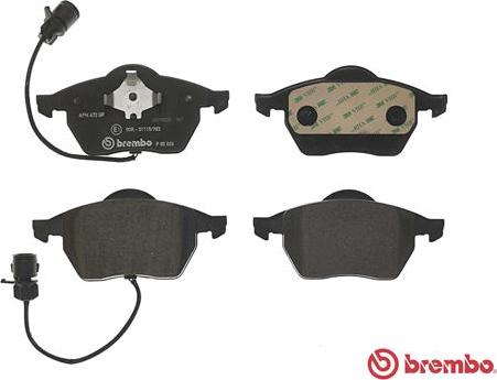 Brembo P 85 026 - Komplet Pločica, disk-kočnica www.molydon.hr