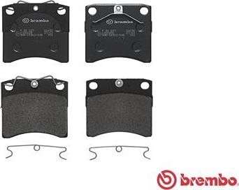 Brembo P 85 027 - Komplet Pločica, disk-kočnica www.molydon.hr