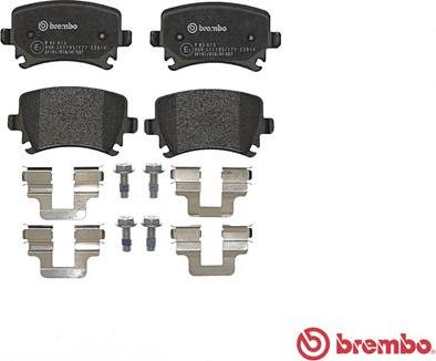 Brembo P 85 073 - Komplet Pločica, disk-kočnica www.molydon.hr