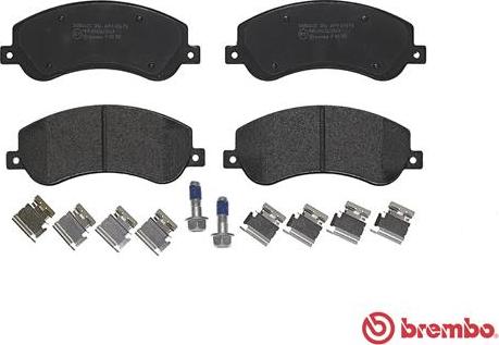 Brembo P 85 115 - Komplet Pločica, disk-kočnica www.molydon.hr