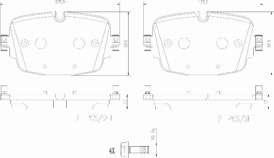 Brembo P85180N - Komplet Pločica, disk-kočnica www.molydon.hr