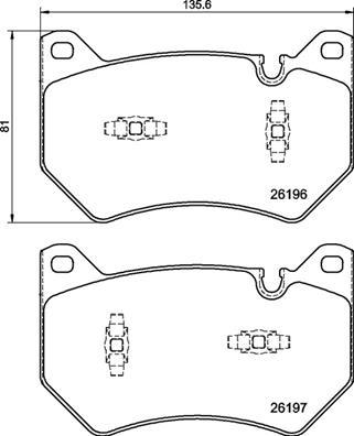 Brembo P 85 181 - Komplet Pločica, disk-kočnica www.molydon.hr