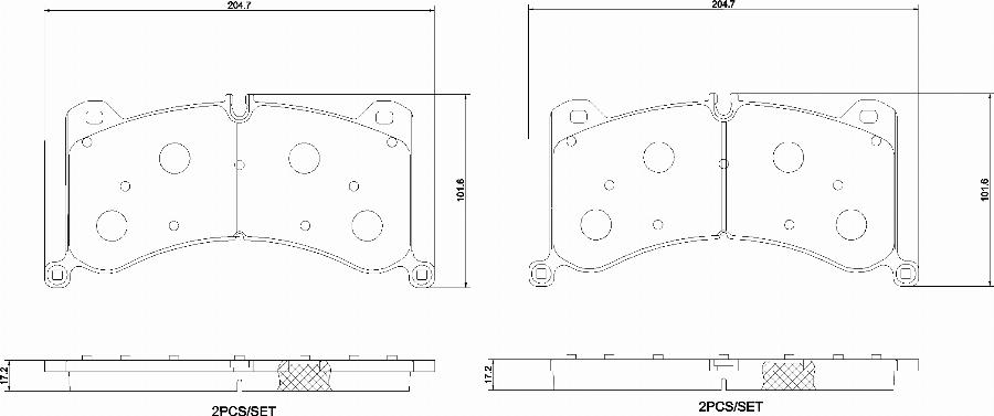 Brembo P85183N - Komplet Pločica, disk-kočnica www.molydon.hr