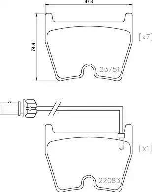 Brembo P 85 139 - Komplet Pločica, disk-kočnica www.molydon.hr