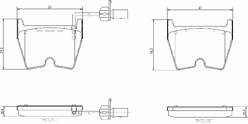 Brembo P85138N - Komplet Pločica, disk-kočnica www.molydon.hr