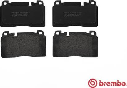 Brembo P 85 122 - Komplet Pločica, disk-kočnica www.molydon.hr